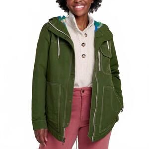 NEW TOAD&CO forester pass parka jacket in epidote